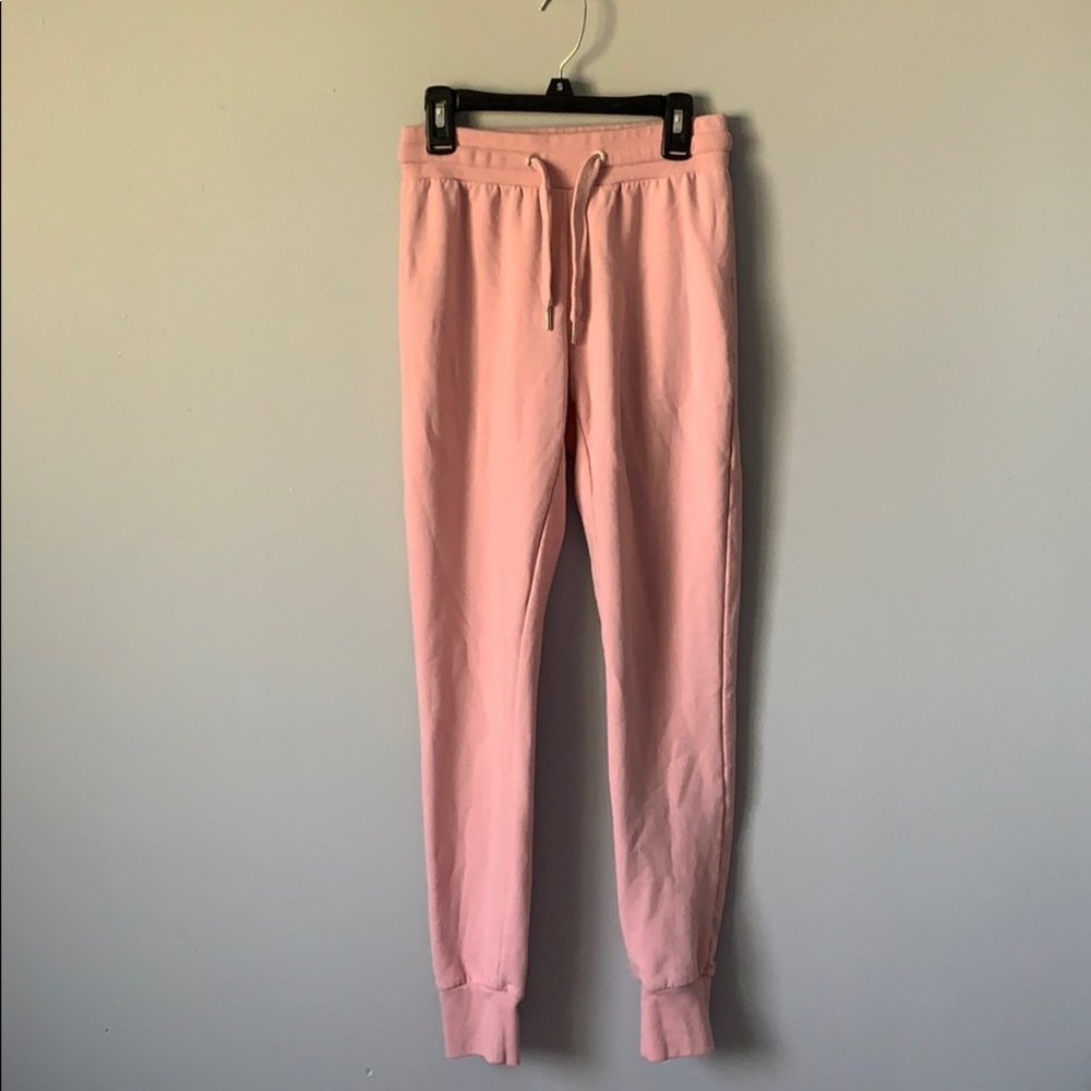Blush pink sweatpants